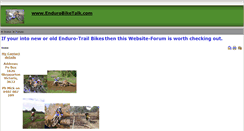 Desktop Screenshot of endurobiketalk.com